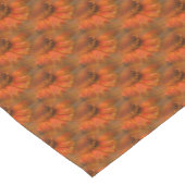 Kunstpatroon Oranje Daisy Flower Natuur Korte Tafelloper (Hoek)