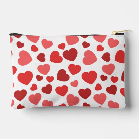 Kunstpatroon, rode harten, hartspatroon etui (Achterkant)