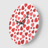 Kunstpatroon, rode harten, hartspatroon grote klok (Hoek)