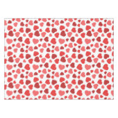 Kunstpatroon, rode harten, hartspatroon tafelkleed (Voorkant (Horizontaal))