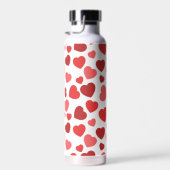 Kunstpatroon, rode harten, hartspatroon waterfles (Rechts)