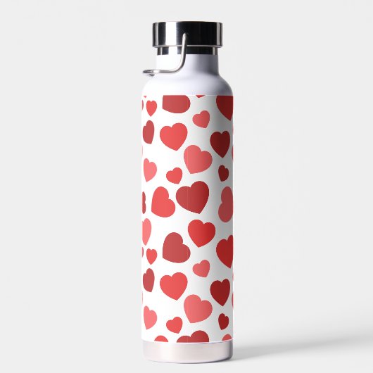 Kunstpatroon, rode harten, hartspatroon waterfles (Rechts)