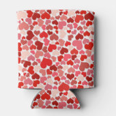 Kunstpatroon, rode harten, liefde blikjeskoeler (Achterkant)