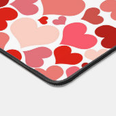 Kunstpatroon, rode harten, liefde bureaumat (Hoek)