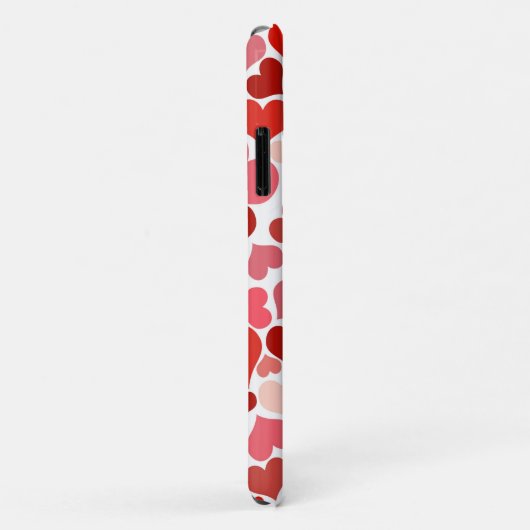 Kunstpatroon, rode harten, liefde Case-Mate iPhone case (Achterkant/rechts)