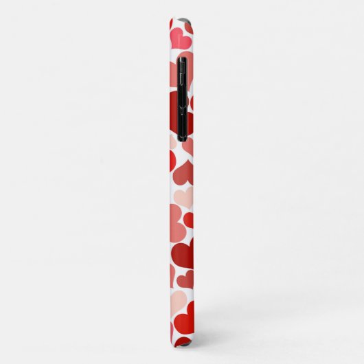 Kunstpatroon, rode harten, liefde Case-Mate iPhone case (Achterkant/links)