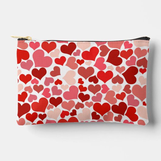 Kunstpatroon, rode harten, liefde etui (Voorkant)