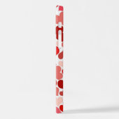 Kunstpatroon, rode harten, liefde iPhone hoesje (Linkerkant)