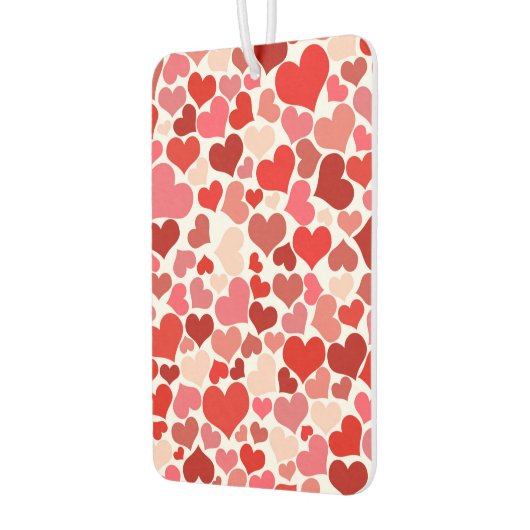 Kunstpatroon, rode harten, liefde luchtverfrisser (Links)