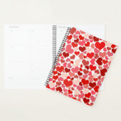 Kunstpatroon, rode harten, liefde planner (Display)