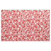 Kunstpatroon, rode harten, liefde stof (Yard (91,4 cm))
