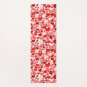 Kunstpatroon, rode harten, liefde yogamat (Voorkant)