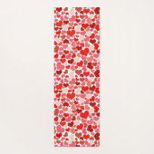 Kunstpatroon, rode harten, liefde yogamat (Achterkant)