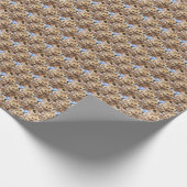 Kunstpatroon roze lenteventilator bloesems Natuur Cadeaupapier (Hoek)