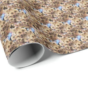 Kunstpatroon roze lenteventilator bloesems Natuur Cadeaupapier