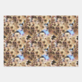 Kunstpatroon roze lenteventilator bloesems Natuur Inpakpapier Vel (Voorkant 3)