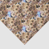 Kunstpatroon roze lenteventilator bloesems Natuur Tissuepapier (Detail)