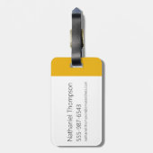 Kunstpatroon Samurai Jack Sword Poses Character Pa Bagagelabel (Achterkant verticaal)