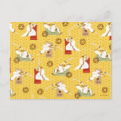 Kunstpatroon Samurai Jack Sword Poses Character Pa Briefkaart (Voorkant)