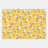 Kunstpatroon Samurai Jack Sword Poses Character Pa Inpakpapier Vel (Voorkant 2)