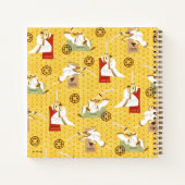 Kunstpatroon Samurai Jack Sword Poses Character Pa Notitieboek (Achterkant)