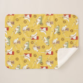 Kunstpatroon Samurai Jack Sword Poses Character Pa Sherpa Deken (Voorkant (horizontaal))