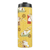 Kunstpatroon Samurai Jack Sword Poses Character Pa Thermosbeker (Voorkant)