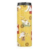 Kunstpatroon Samurai Jack Sword Poses Character Pa Thermosbeker (Achterkant)