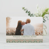 Kunstpatroon Slavic Folk | Kaart met Kerstmis (Staand voorkant)