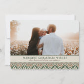 Kunstpatroon Slavic Folk | Kaart met Kerstmis (Voorkant)