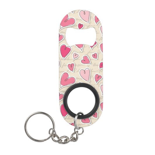 Kunstpatroon Sleutelhanger Flessenopener (Voorkant)