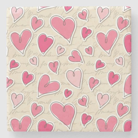 Kunstpatroon Stenen Onderzetter (Voorkant)