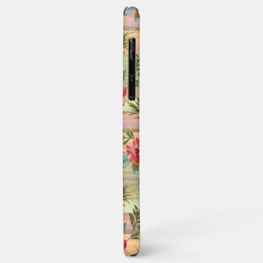 Kunstpatroon tropische anananas Waterverf Case-Mate iPhone Case (Achterkant/links)