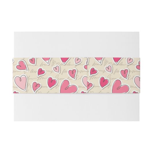 Kunstpatroon Uitnodigingen Wikkel (Achterkant Voorbeeld)