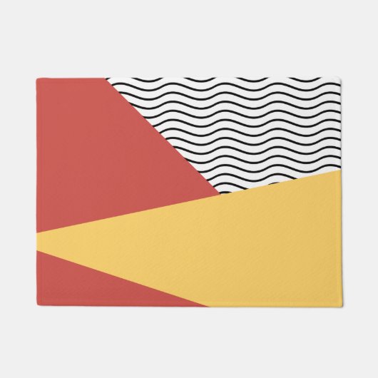 Kunstpatroon van 80-Poppen Deurmat (Voorkant)