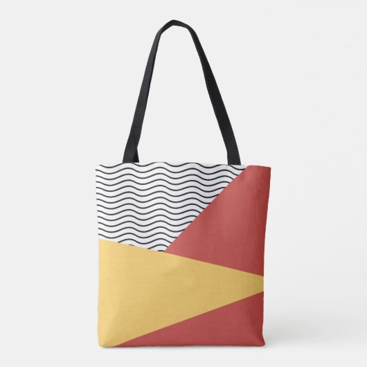 Kunstpatroon van 80-Poppen Tote Bag (Achterkant)