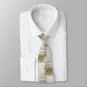 Kunstpatroon van de antieke leeuwsculptuur stropdas (Gebonden)