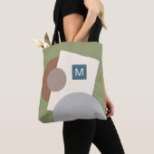 Kunstpatroon voor Abstracte geometrische cirkels v Tote Bag (Dichtbij)