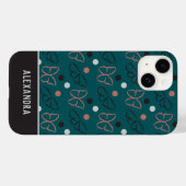 Kunstpatroon voor  blauwe grijze vlinder Case-Mate iPhone case (Achterkant (horizontaal))