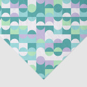 Kunstpatroon voor Blauwgroen blauwe Mint Groene Ci Tissuepapier (Detail)