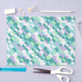 Kunstpatroon voor Blauwgroen blauwe Mint Groene Ci Tissuepapier (Craft)