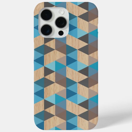 Kunstpatroon voor lichte kleuren met blauw, grijs Case-Mate iPhone case (Achterkant)