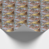 Kunstpatroon voor Natuur met vogelwassing Cadeaupapier (Hoek)