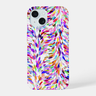 Kunstpatroon voor schilderschilderingen voor de ko iPhone 15 case