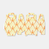 Kunstpatroon voor Starfish Waterverf Bedankdoosjes (Uitgevouwen)