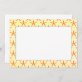 Kunstpatroon voor Starfish Waterverf Kaart (Voorkant / Achterkant)