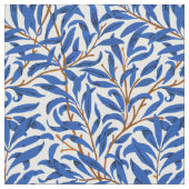 Kunstpatroon William Morris blue willow vertakking Stof (Close Up)