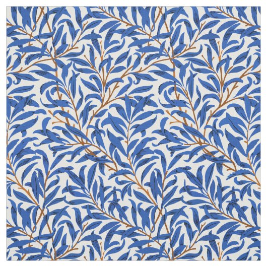 Kunstpatroon William Morris blue willow vertakking Stof (Swatch)