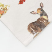 Kunstpatroonliefhebbers in de herfst fleece deken (Hoek)