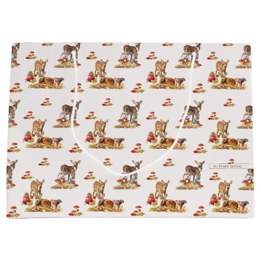 Kunstpatroonliefhebbers in de herfst groot cadeauzakje (Voorkant)